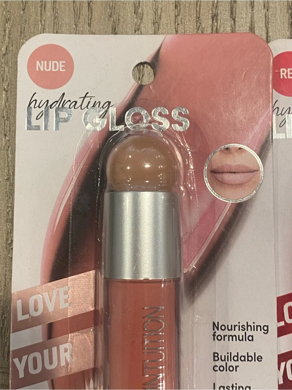 Beauty Intuition hydrating lip gloss nude red berry 3 pieces